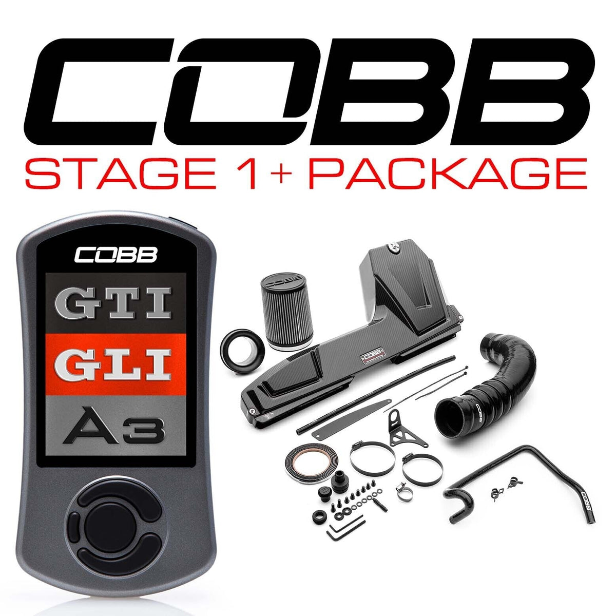 COBB Tuning Stage 1+ Redline Carbon Power Package - VW Golf GTI (Mk7/Mk7.5) - With DSG Flash - Image 2