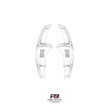 LEYO Clear Paddle Shift Extension - Volkswagen Golf GTI (Mk8)