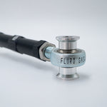 Suspension Secrets traction arm, close-up of the Fluro rod end and spacers - Suspension Secrets Thumbnail
