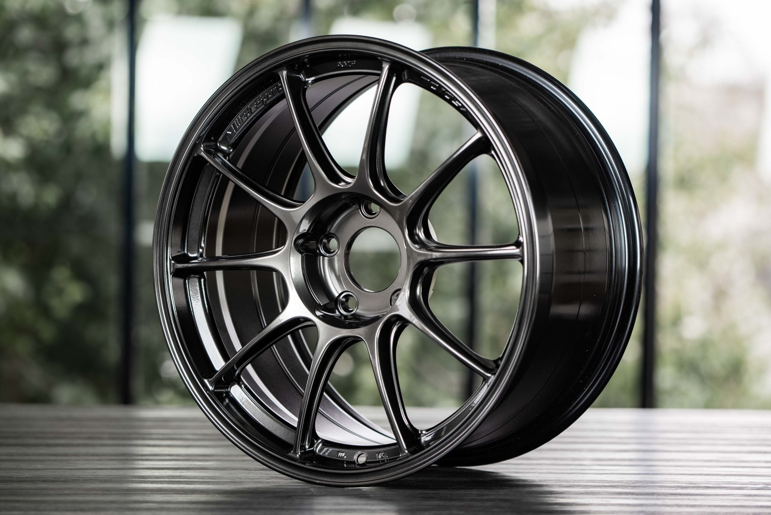 WedsSport TC105X Wheel Set - 18x9.5" +35 5x114.3 73mm - EJ Titan R Face (Concave)
