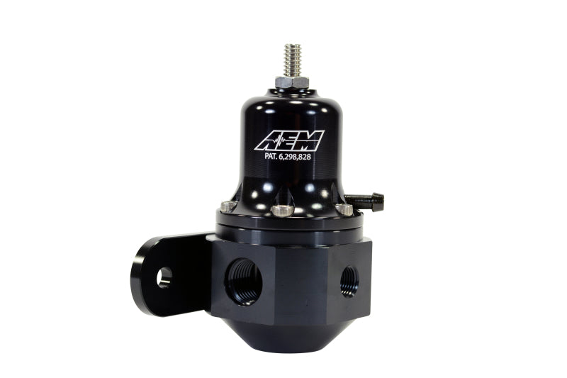 AEM High Capacity Adjustable Fuel Pressure Regulator - Universal - Black - AEM Electronics