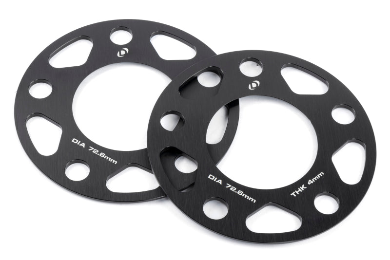 Dinan Wheel Spacers - 5x120 - 72.6mm CB - 4mm Thick (Set of 2) - Dinan
