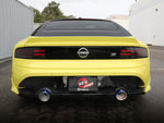 Rear view of a Nissan Z RZ34 fitted with aFe Takeda dual blue flame tips - AFE Power Thumbnail