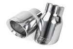 APR Double-Walled Slash-Cut Exhaust Tips - Universal - 3.5in Polished Silver - APR Thumbnail