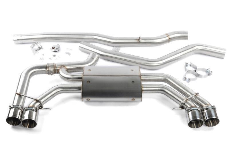 Dinan Valved Catback Exhaust System - BMW X3 M40i/X4 M40i (G01/G02) - Polished Tips - Dinan