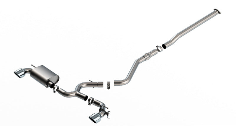 Borla Cat-Back Exhaust - Hyundai Kona N (OS) - ATAK 3in 5in Tip - Image 7 - Borla
