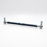 Suspension Secrets adjustable front drop link, full length black link on a white background - Suspension Secrets Thumbnail