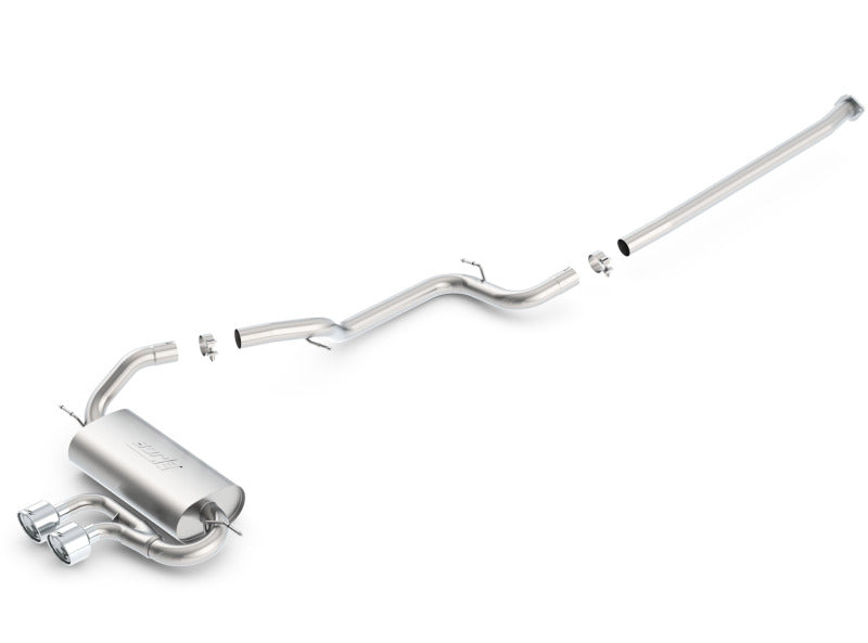 Borla Cat-Back Exhaust - Ford Focus ST Hatch (LW) - Polished Tips - Borla