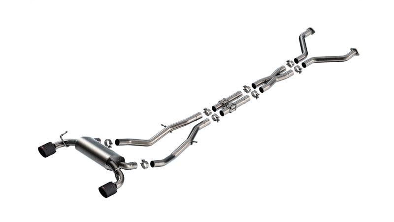 Borla Cat-Back Exhaust - Nissan Z (RZ34) - 2.5in True Dual
