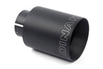 Dinan Double-Walled 4in Clamp-On Exhaust Tip - Black - 4in Outlet / 2.75in Inlet - Dinan Thumbnail