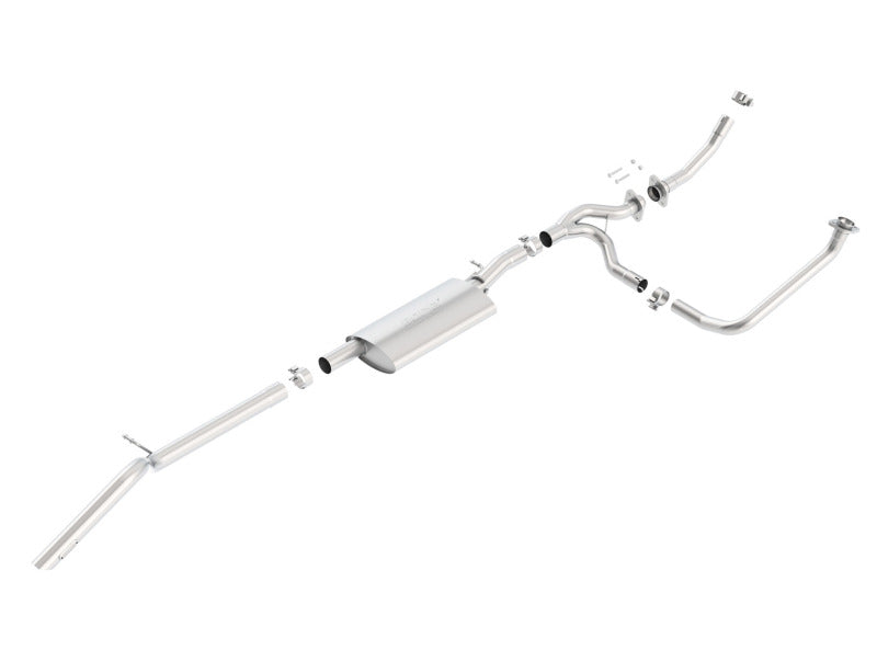 Borla Cat-Back Exhaust - Jeep Wrangler Unlimited (JK) - Climber S-Type 2.5in Turndown - Borla