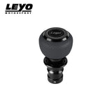 LEYO Navy Blue Nappa DSG Shift Knob (Black Anodised) - Volkswagen / Audi / Skoda