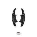LEYO billet paddle shift extensions V1 – black pair front view - LEYO Thumbnail