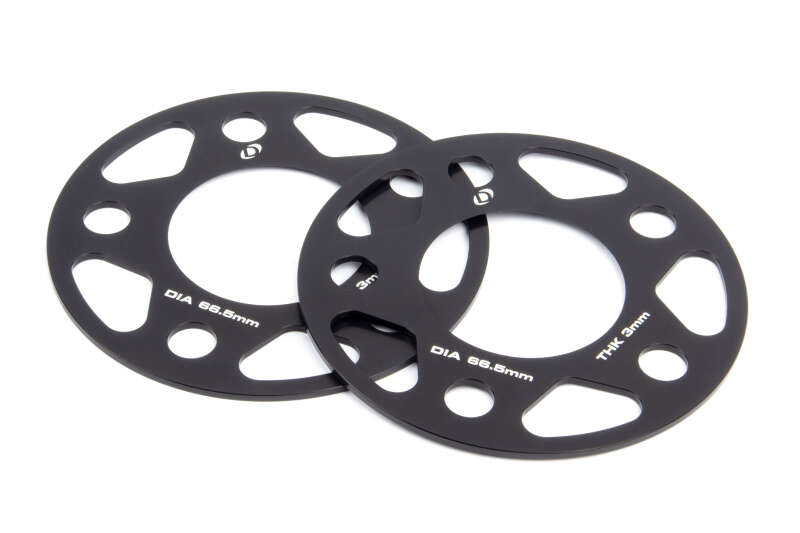 Dinan Wheel Spacers - 5x112 - 66.5mm CB - 3mm Thick (Set of 2) - Dinan