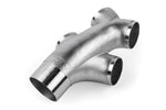 APR Cast T304 Stainless Steel Double Y-Splitter - Universal - 76mm to Quad 63.5mm - APR Thumbnail