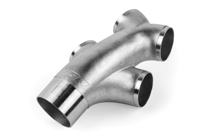 APR Cast T304 Stainless Steel Double Y-Splitter - Universal - 76mm to Quad 63.5mm - APR