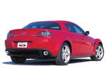 Borla Cat-Back Exhaust - Mazda RX-8 (SE3P) - Single Angle-Cut Rear Exit - Image 6 - Borla Thumbnail