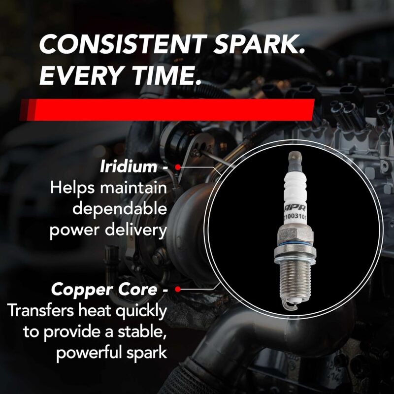 APR Iridium Pro Spark Plug - VW/Audi (EA888.1/2/EA837/EA113) - Heat Range 9 - Image 2