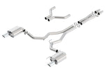 Borla Cat-Back Exhaust - Ford Mustang GT Coupe (S550) - 3in 4in Tips 2015-2017 - Image 2 - Borla Thumbnail