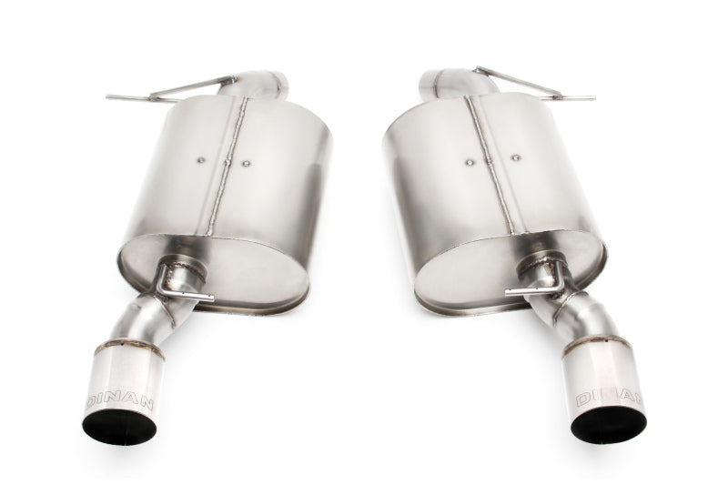 Dinan Free Flow Axleback Exhaust System - BMW 335i/335xi (E90) - Polished Tips - Dinan
