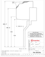 Brembo wheel clearance drawing for the 380mm front GT-S kit (1Nx.9003) - Brembo Thumbnail