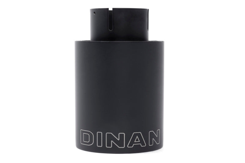 Dinan Double-Walled 4in Clamp-On Exhaust Tip - Black - 4in Outlet / 2.75in Inlet - Image 2