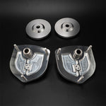 Suspension Secrets strut tower protection package, top mounts and spring cups on black - Suspension Secrets Thumbnail