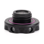 ACUITY Podium oil cap, Honda engines, satin black – side view of the thread and o-ring - Acuity Thumbnail