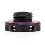 ACUITY Podium oil cap, Honda engines, satin black – side profile - Acuity Thumbnail