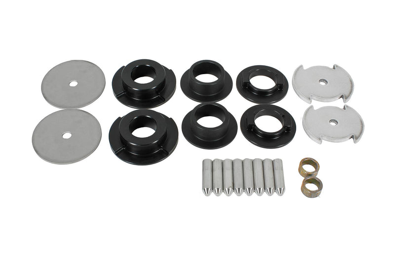 BMR BK063 rear cradle lockout bushing kit for the Chevrolet Camaro Gen 6 - full kit contents - BMR Suspension
