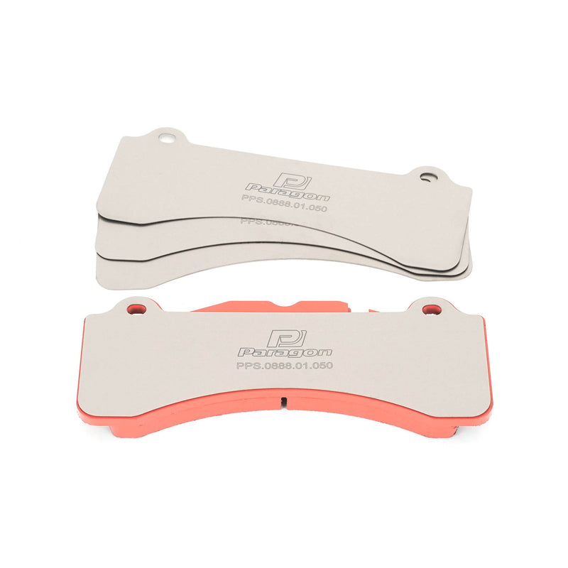 Paragon Titanium Brake Pad Shims – Brembo GT Kit 6 Piston (GT6) - Chicane Australia - Paragon