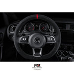 LEYO Fusion paddle shift replacement – Golf GTI Mk7 – fitted behind Alcantara wheel - LEYO Thumbnail
