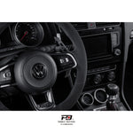LEYO Fusion paddle shift replacement – Golf GTI Mk7 – fitted, angled cockpit view - LEYO Thumbnail