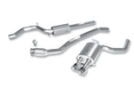 Borla Cat-Back Exhaust - Audi A4 quattro Sedan 2.0 TFSI (B8/B8.5) - Polished Tips - Image 2 - Borla Thumbnail