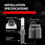 APR Iridium Pro Spark Plug - EA825/EA839/9A2 - Heat Range 10 - Image 4 - APR Thumbnail