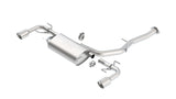 Borla Cat-Back Exhaust - Mazda RX-8 (SE3P) - Single Angle-Cut Rear Exit