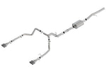 Borla Cat-Back Exhaust - Chevrolet Silverado 1500 (T1) excl. ZR2 - 3.5in Split Rear Exit 2019 - Image 15 - Borla Thumbnail