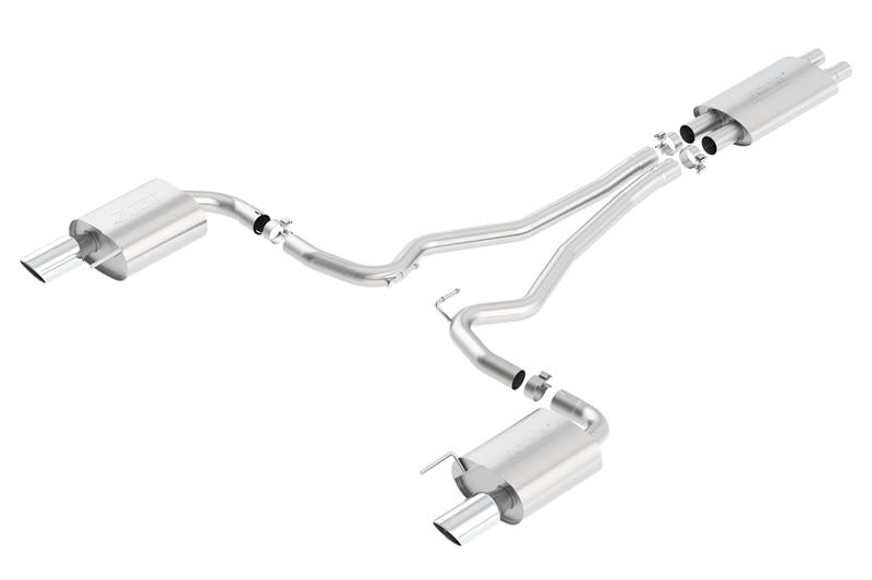 Borla Cat-Back Exhaust - Ford Mustang GT (S550) - Touring 2.5in 2015 - Image 2