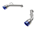 aFe Takeda axle-back exhaust for the Nissan Z RZ34 with blue flame tips, both sides - AFE Power Thumbnail