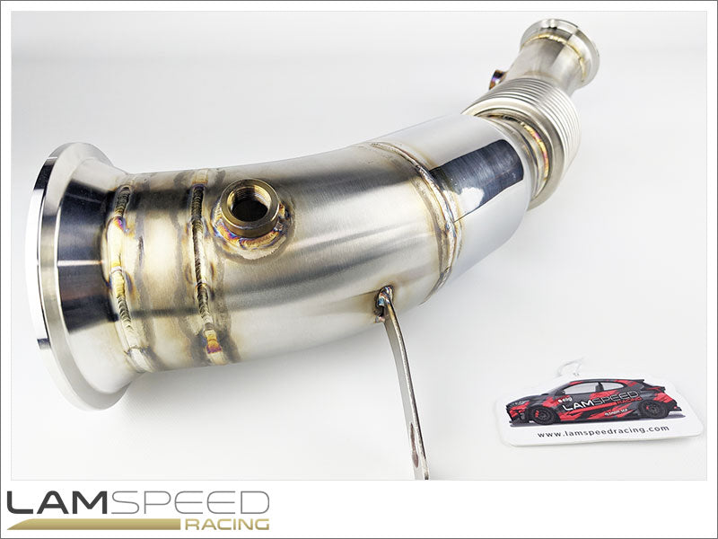 Lamspeed Racing 100 Cell Catted Downpipe/Mid-Pipe - Toyota GR Yaris (GXPA16)