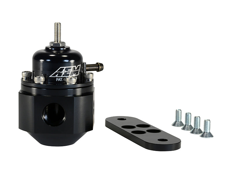 AEM Adjustable Fuel Pressure Regulator - Universal - Black - Image 3