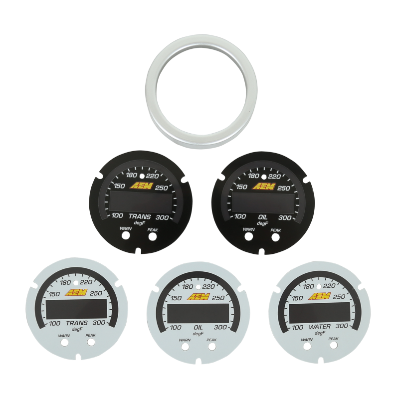 AEM X-Series Temperature Gauge Accessory Kit - Universal - Image 2 - AEM Electronics