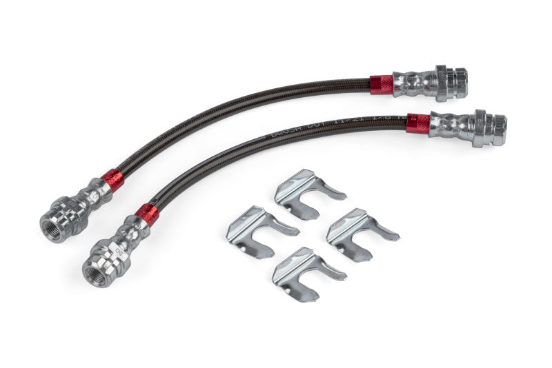 APR Braided Stainless Steel Brake Line Set - Audi A3 / Volkswagen GTI - Rear - APR