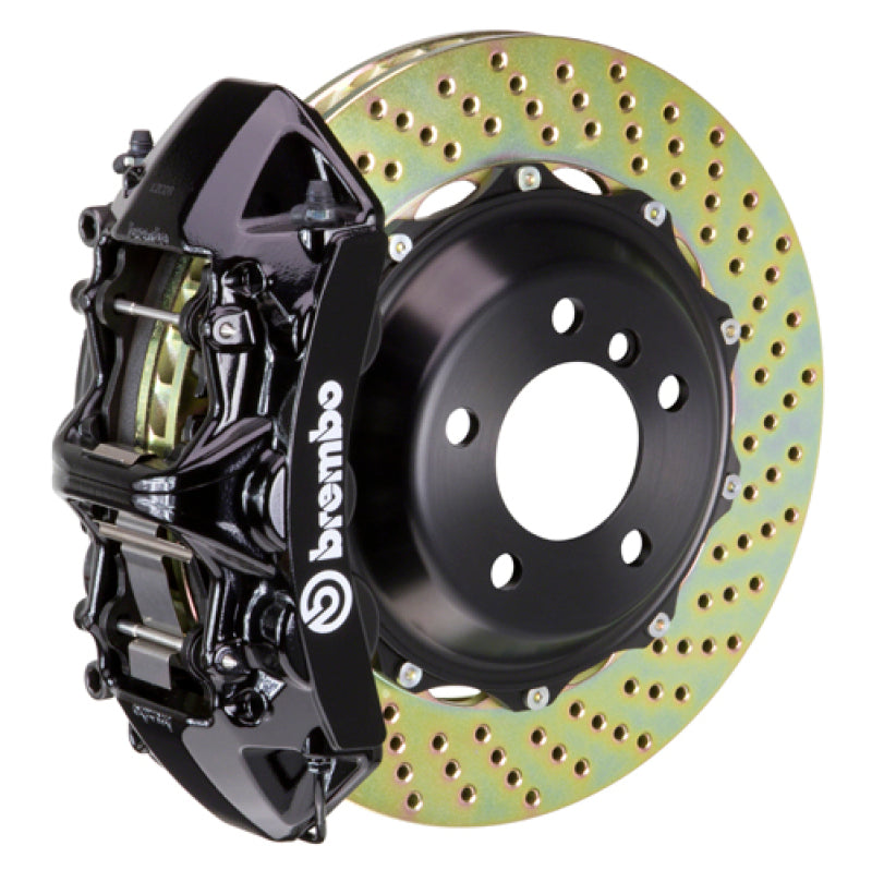 Brembo GT 6-piston black caliper and 380mm rotor (product illustration)