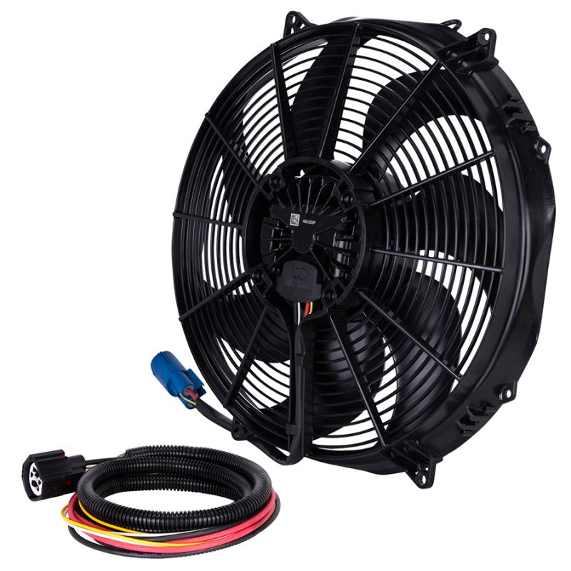 SPAL 15.2in 500W Brushless Fan - Flush Mount - w/ Jumper Harness