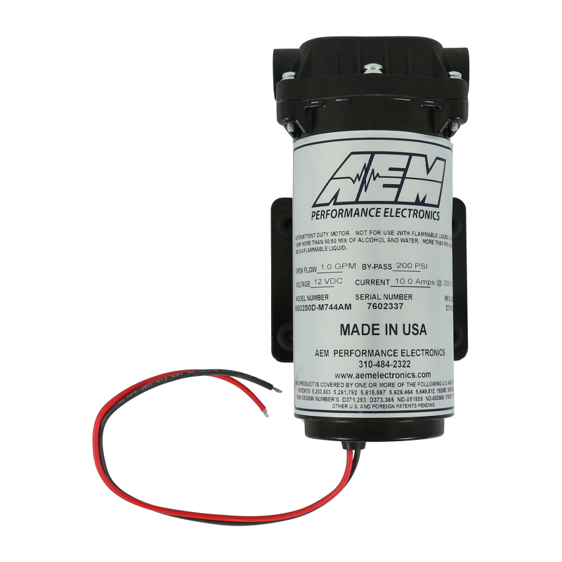 AEM Water/Methanol Injection Recirculation Pump - Universal - 200psi - Image 2 - AEM Electronics