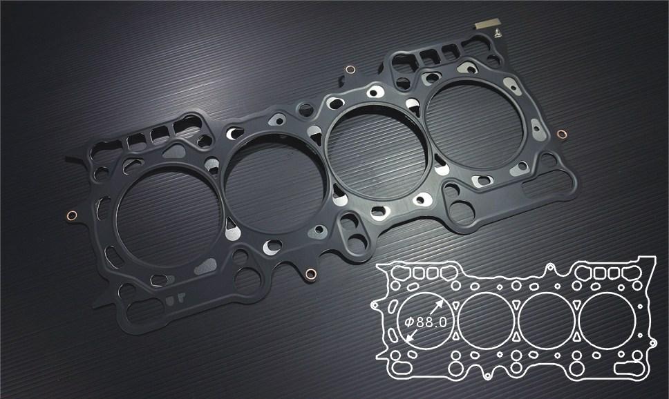 Siruda stopper metal head gasket for H22A – 88 mm bore (product illustration)