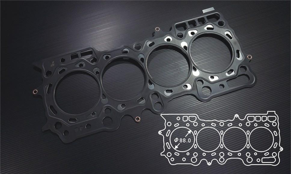 Siruda stopper metal head gasket for H23A – 88 mm bore (product illustration)