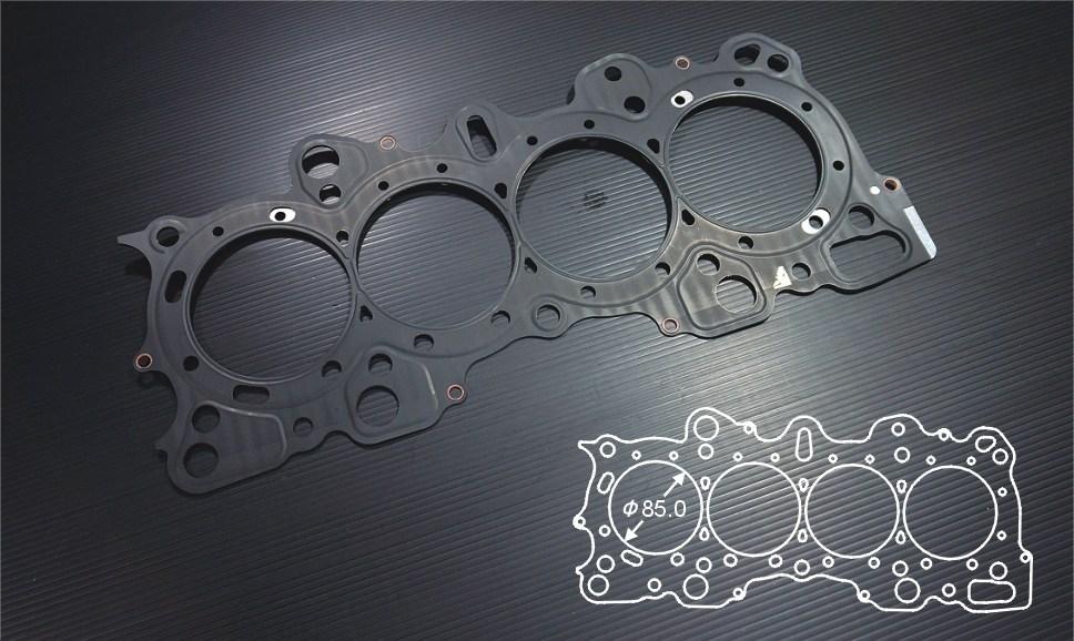 Siruda stopper metal head gasket for B16A / B18C – 85 mm bore, 0.85 mm thick