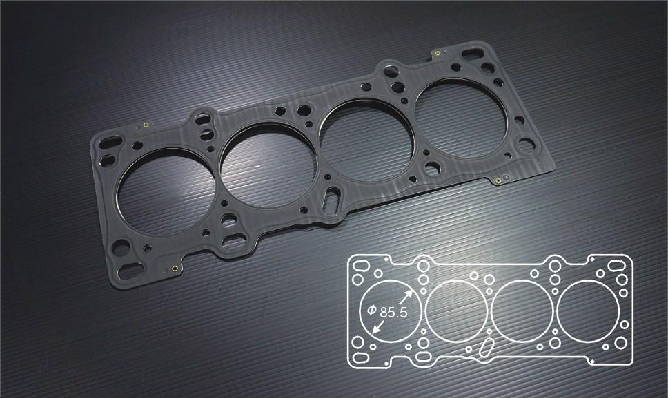 Siruda stopper metal head gasket for BP-ZE – 85.5 mm bore (product illustration)
